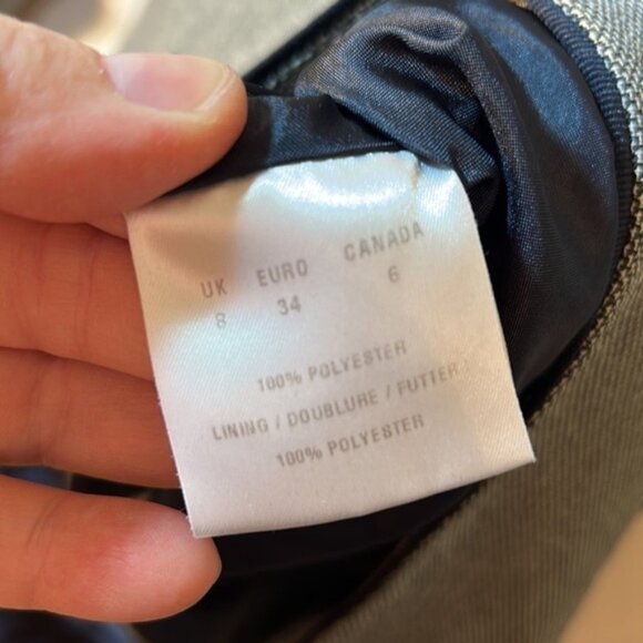 Planet Career Blazer Size 6 One Button Single Breasted - Picture 7 of 8